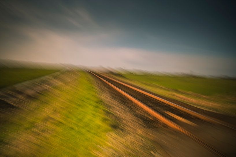 voyager à travers la campagne par Annemarie Hoogwoud