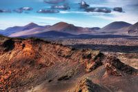 On the edge of the volcano