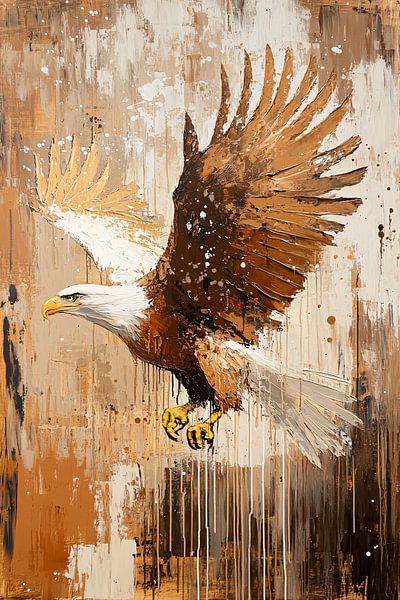 Adler im Flug Gemälde von Imperial Art House