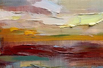 Modern Abstract serie: Olieverf op linnen - 1 van Studio Pieternel