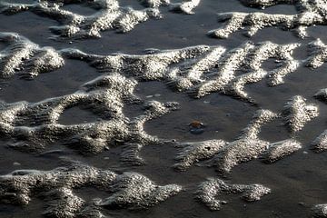 Zand structuur | Het wad | Terschelling - 3 van Marianne Twijnstra