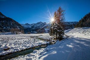 Ein schöner Wintertag auf der Gnadenalm