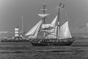 Sailing ship Tres Hombres by Machiel Kraaij