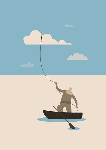 Le pêcheur par Rene Hamann