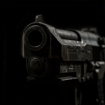 9mm pistool closeup van TheXclusive Art