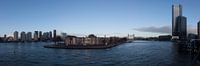 View over Noordereiland Rotterdam