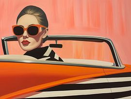 Femme en cadillac sur SHANDU