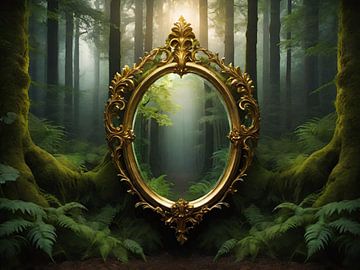Spiegel in het bos van Nicolette Vermeulen