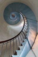 Wendeltreppe von Hvide Sande, mit Froschperspektive