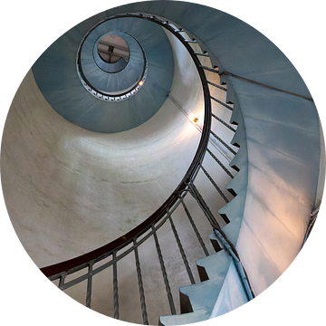 Wenteltrap van Hvide Sande, met kikkerperspectief