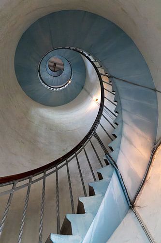 Winding stairs from Hvide Sande, with frog perspective