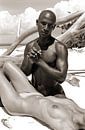 Black Man 7 - Analoge Fotografie! von Tom River Art Miniaturansicht