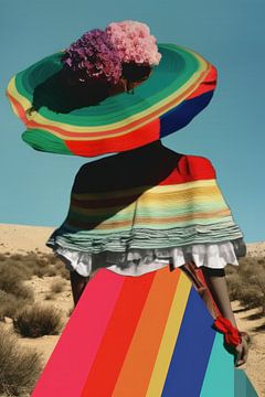 Collage "Mode colorée" sur Carla Van Iersel