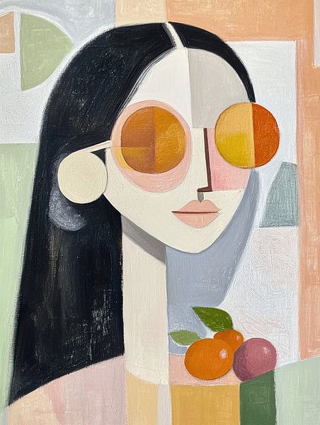 Sonnenbrille Frau von Blickfänger Gemälde