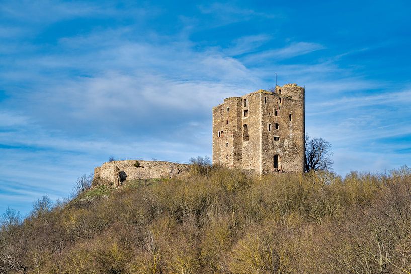 A view of Arnstein Castle by Andreas Völkel
