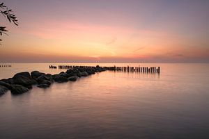Sonnenaufgang über dem IJsselmeer