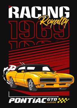 Pontiac GTO Judge Muscle Car by Adam Khabibi