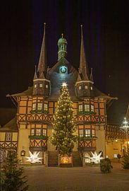 Wernigerode town hall at Christmas time (Saxony-Anhalt - Germany) by t.ART