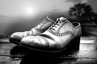 Alte Schuhe (Schwarz-Weiß) von Rob Blok Miniaturansicht