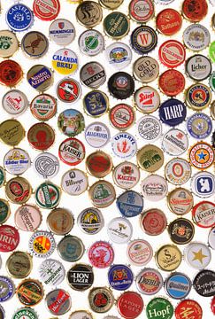 Bottle caps from different beers by BeeldigBeeld Food & Lifestyle