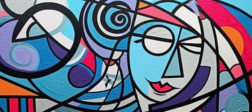 New Picasso No. 89.21 van ARTEO Schilderijen