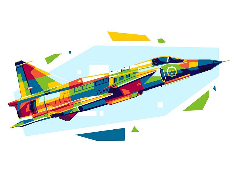 Saab 37 Viggen in WPAP van Lintang Wicaksono