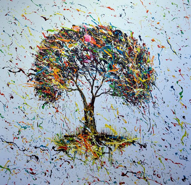 Baum des Lebens von Gena Theheartofart