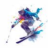 Skieur sur Digital Art Nederland