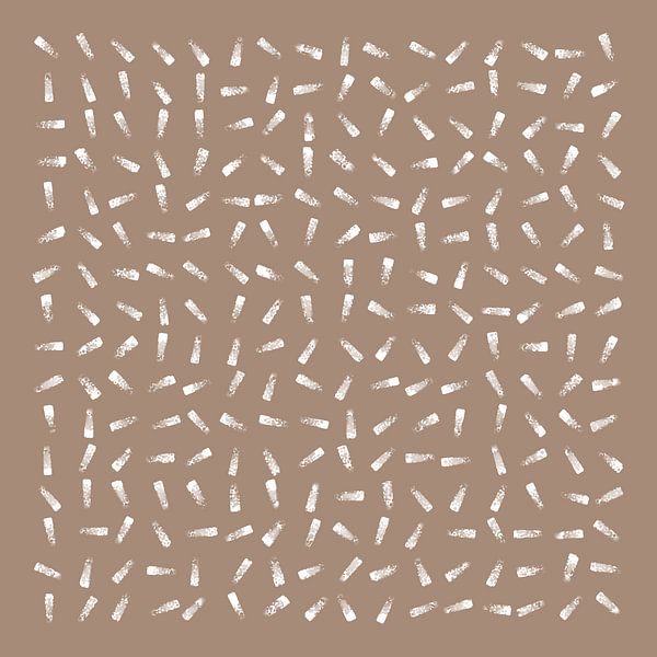 Abstract with brown background and white patterns by Imaginative