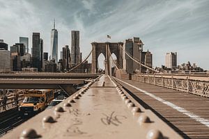 Pont de Brooklyn, New York, États-Unis d'Amérique sur Colin Bax