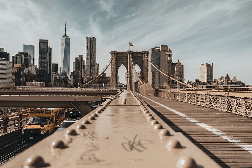 Pont de Brooklyn, New York, États-Unis d'Amérique par Colin Bax