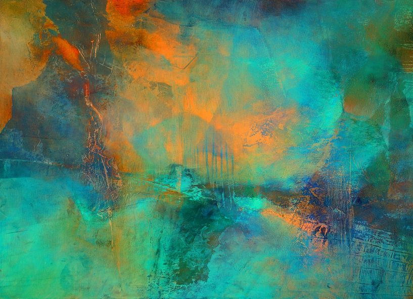 Island im goldenen Abendlicht von Annette Schmucker