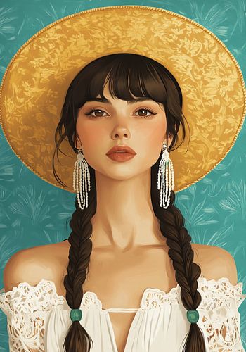 Rayonnant en blanc et en or