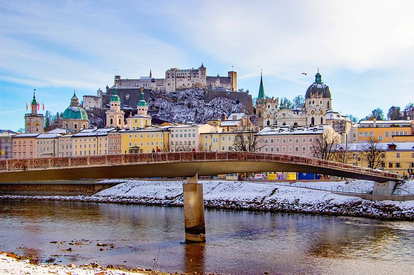 The Marko Feingold footbridge in Salzburg by Christa Kramer