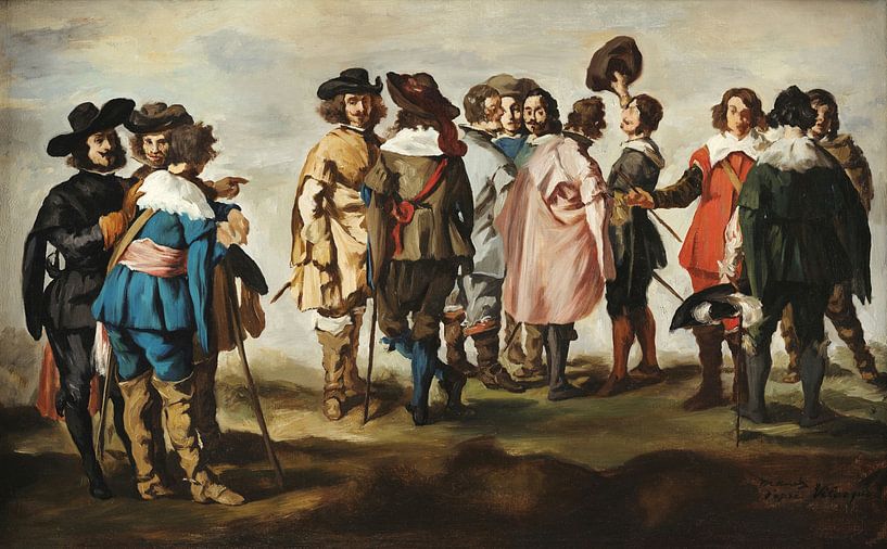 De kleine cavaliers, Édouard Manet van Meesterlijcke Meesters