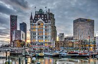 Oude Haven Rotterdam bij avond