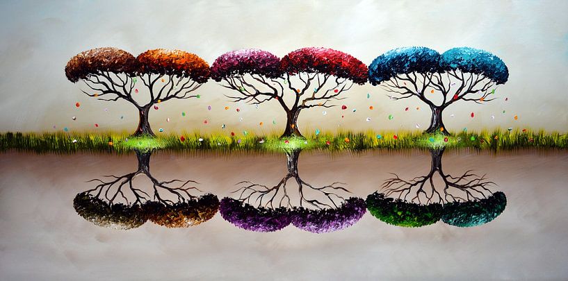 Change of Seasons by Gena Theheartofart