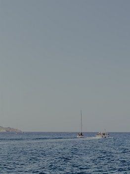 Flucht ans Mittelmeer | Reisefotografie Kunstdruck in der Stadt Marseille | Cote d'Azur, Südfrankreich