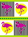 DOES Pop Art Flamingos von Doesburg Design Miniaturansicht
