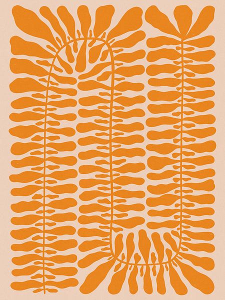 Alisa Galitsyna - Hundred Leaved Plant Orange by Alisa Galitsyna