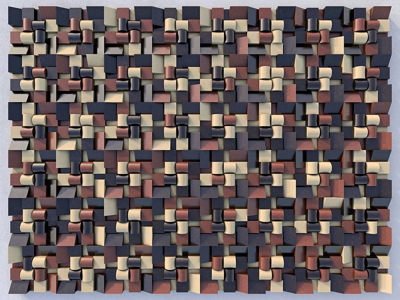 Reliëf N1 Schokolade von Frans Blok - Fotos, Kunst und weitere Wanddekoration