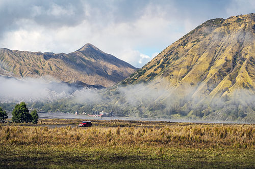 Bromo en Batok vulkanen