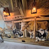 Kundenfoto: Kühe im Stall - Jan van Ravenswaay, auf fototapete