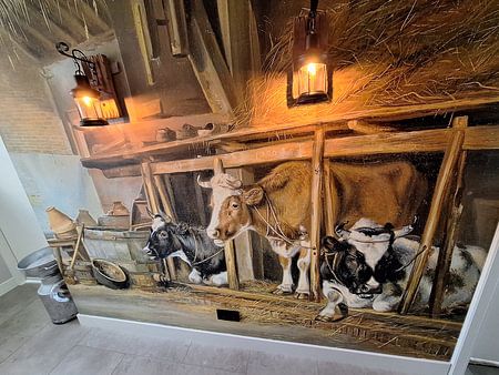 Vaches dans une étable, Jan van Ravenswaay