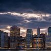 New York, Manhattan, Financial District at twilight van Jelle Dobma