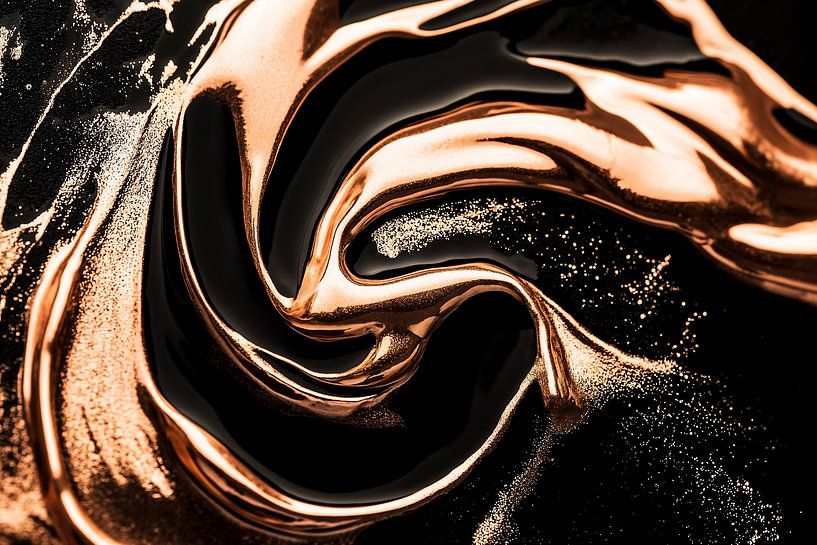 Abstract Alchemy - Midnight Copper II von Philippe HUGONNARD