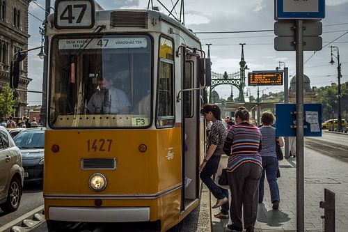 Tram in Budapest