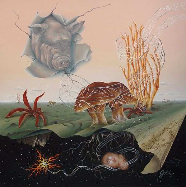 Mushroom story by Larysa Golik