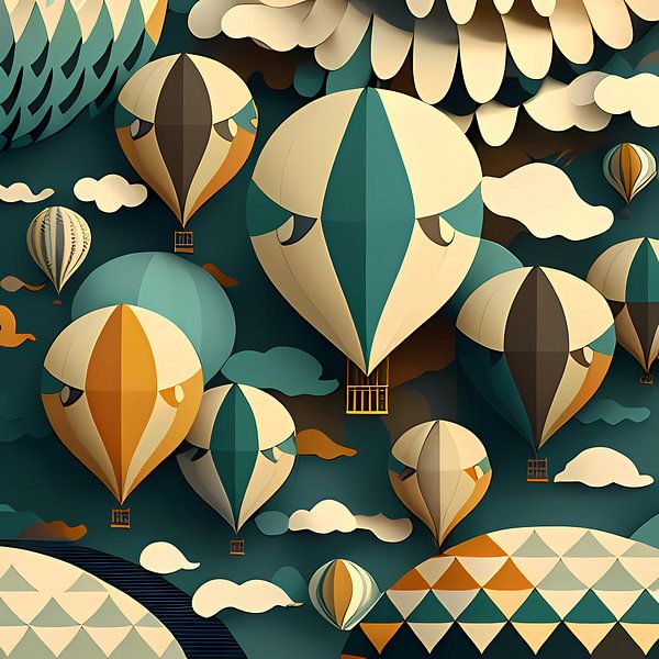 Dérive entre les nuages par Vythryd Arts