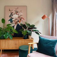 Klantfoto: Magnolia on my Mind no.3 van Studio BB, als ArtFrame